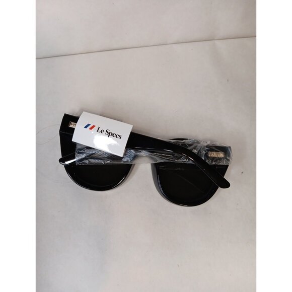 Authentic Le Specs Sunglasses AIR HEART Black Gold Khaki Mono New With Case - Picture 8 of 13